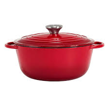 Dutch oven used for baking crusty sourdough bread